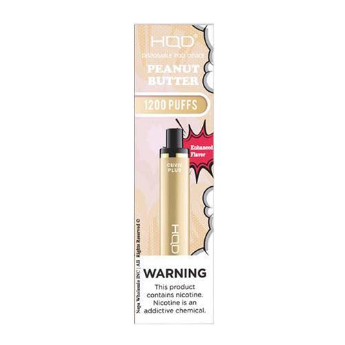 Peanut Butter HQD Cuvie Plus 1200 Puffs Disposable Vape