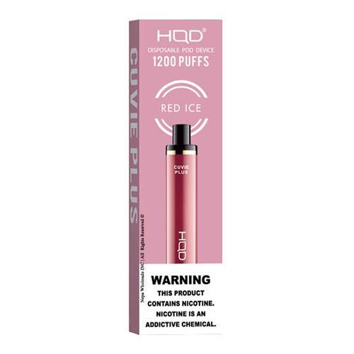 Red Ice HQD Cuvie Bar 7K Disposable Vape