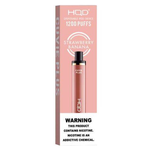 STRAWBERRY BANANA HQD Cuvie Bar 7K Disposable Vape