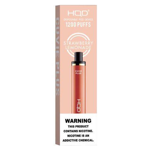 Strawberry Lemonade HQD Cuvie Box 5500 Puffs Disposable Vape