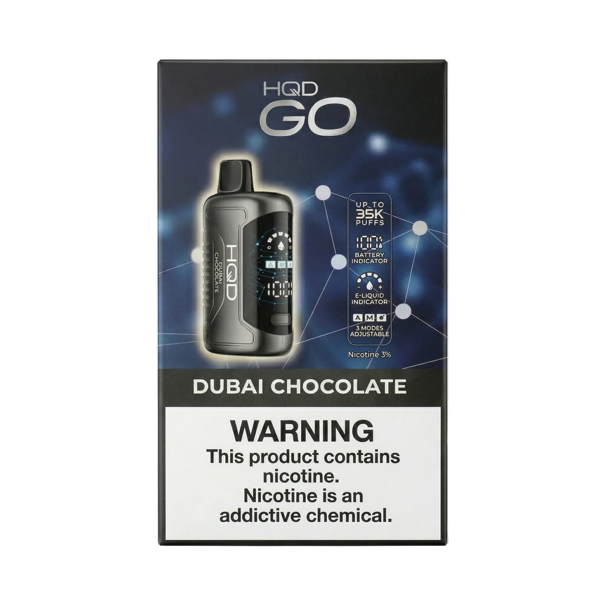 Dubai Chocolate HQD GO 35K Disposable Vape