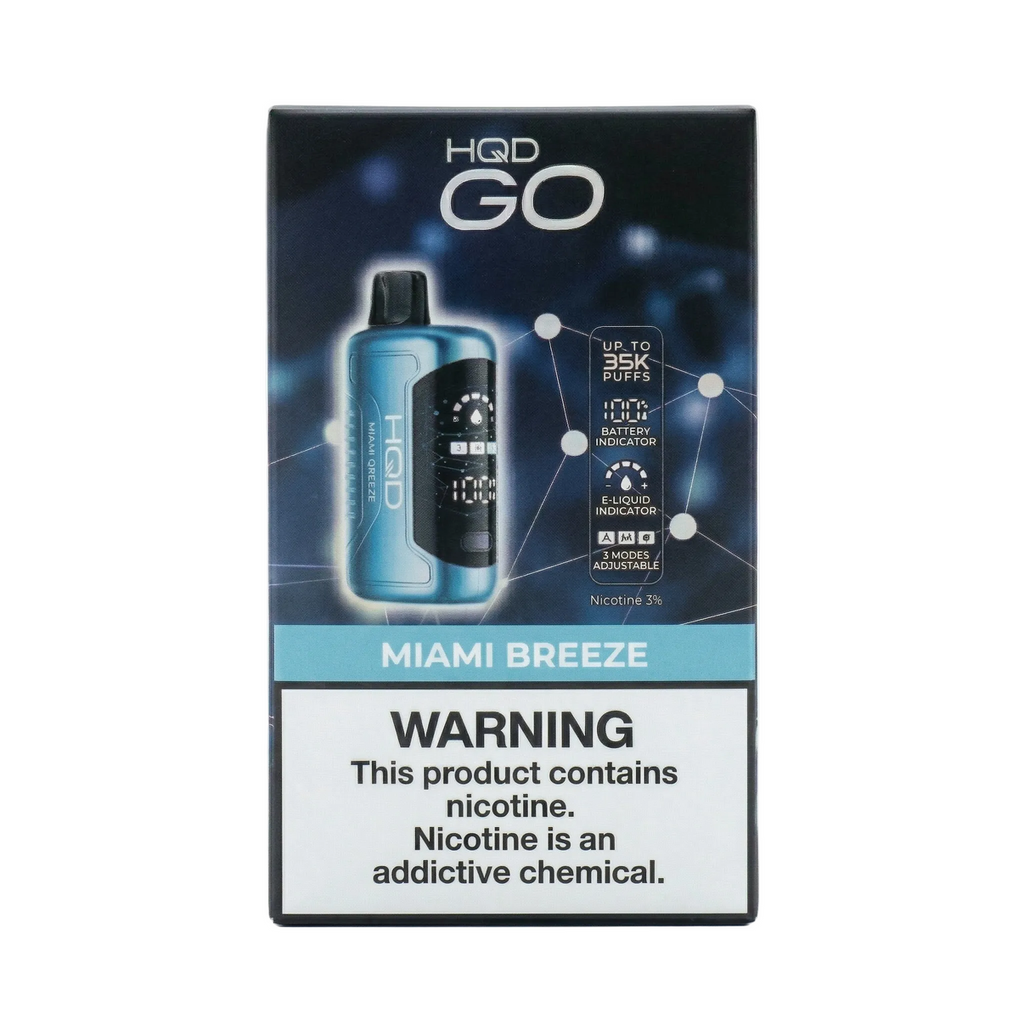 Miami Breeze HQD GO 35K Disposable Vape