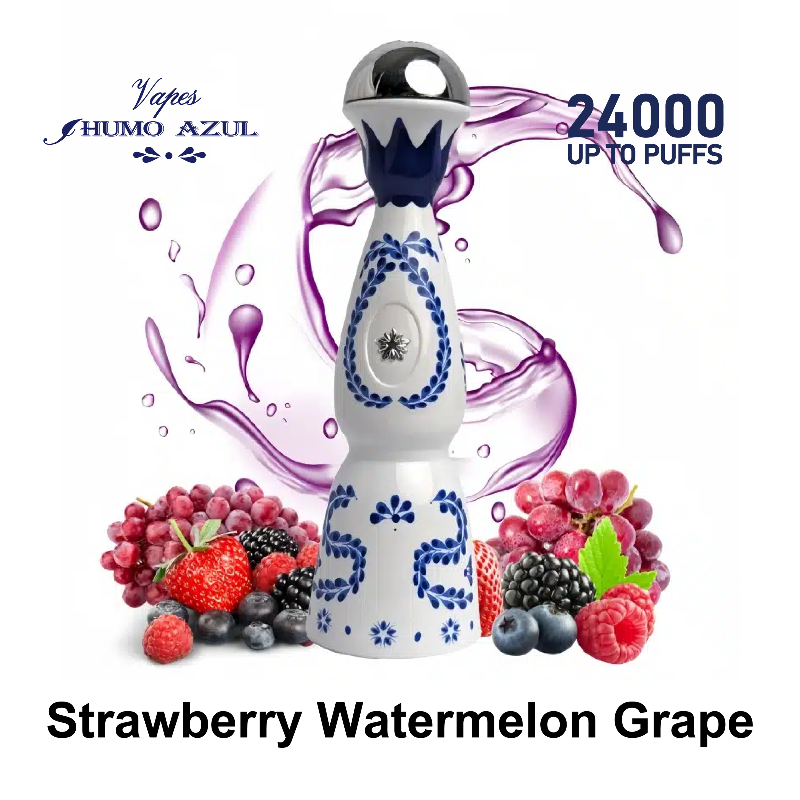 Strawberry Watermelon Tequila Jalicso Azul 24K Disposable Vape