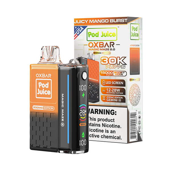 OXBAR Magic Maze 2.0 Zodiac 30K Disposable Vape
