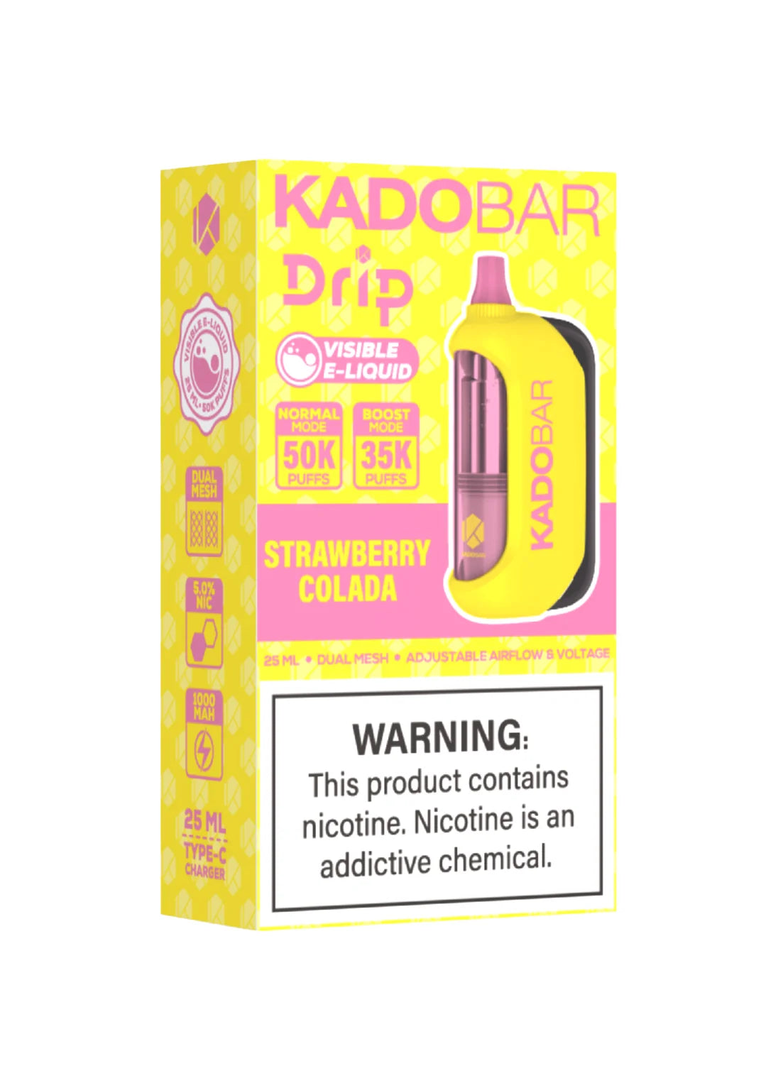 Strawberry Colada Kado Bar Drip 50K Disposable Vape