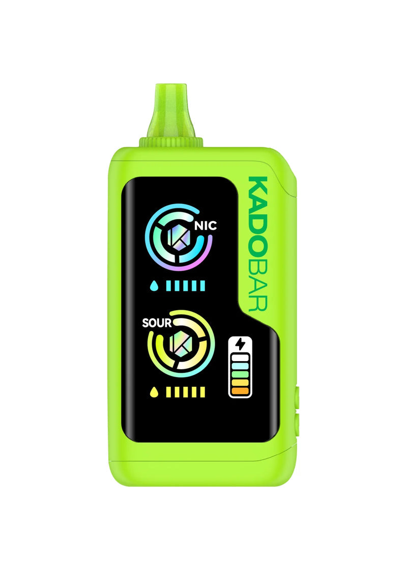 Sour Apple Hard Candy Kado Bar Sour and Nic Control 40K Disposable Vape