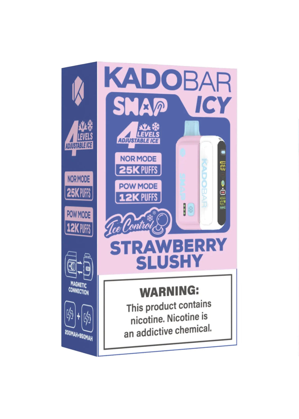 Strawberry Slushy Kadobar Snap Icy 25K Disposable Vape
