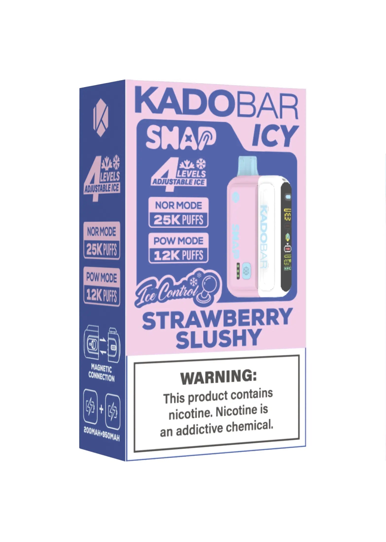 Strawberry Slushy Kadobar Snap Icy 25K Disposable Vape
