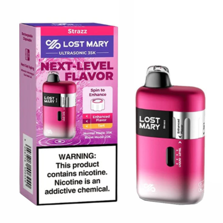 STRAZZ Lost Mary Ultrasonic 35k Disposable Vape