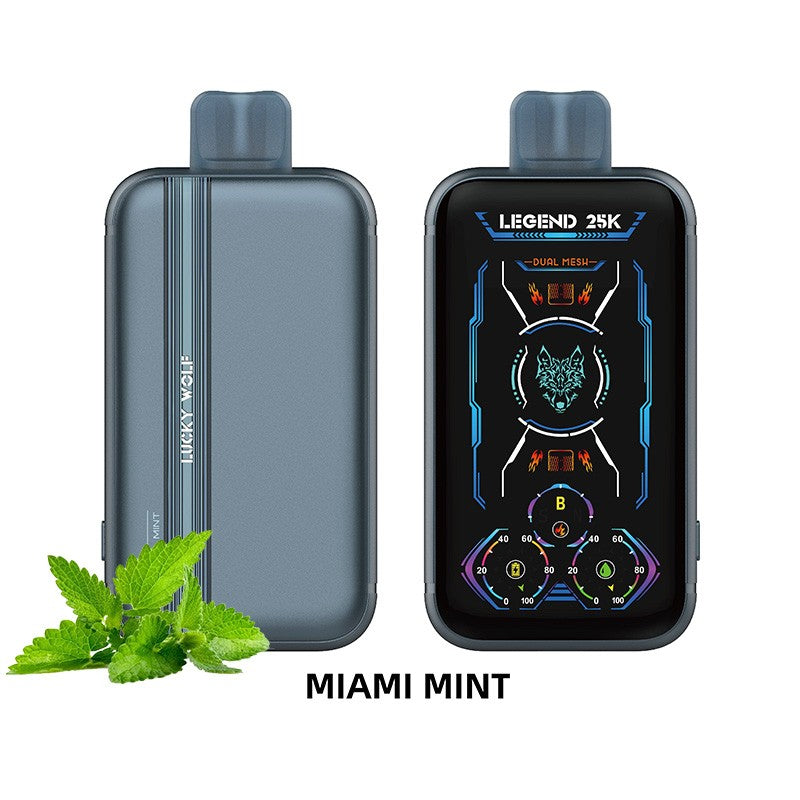 MIAMI MINT Lucky Wolf Legend 25K Disposable Vape Pod