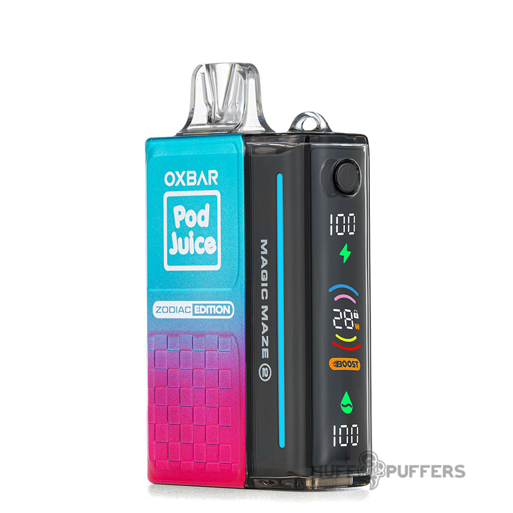 Blue Razzle Cotton Clouds (Gemini II) OXBAR Magic Maze 2.0 Zodiac 30K Disposable Vape
