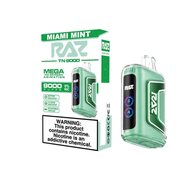 MIAMI MINT RAZ TN9000 Disposable Vape