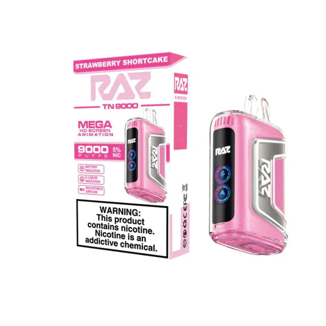 Strawberry Shortcake RAZ TN9000 Disposable Vape