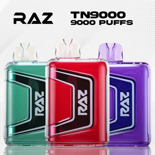 White Gummy Watermelon RAZ TN9000 Disposable Vape
