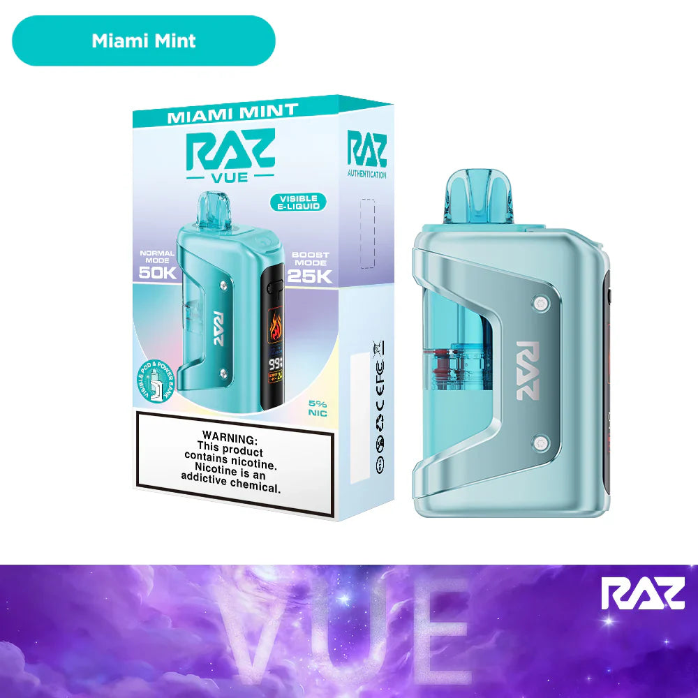 Miami Mint RAZ VUE 50K Disposable Vape Kit