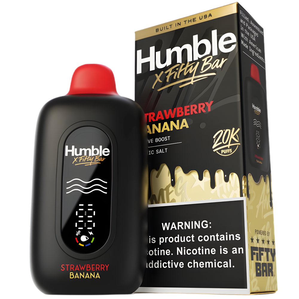 Strawberry Banana Fifty Bar x Humble 20K Disposable Vape