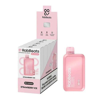 STRAWBERRY ICE RabBeats RC10000 DINMOL Edition Disposable Vape