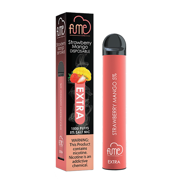 STRAWBERRY MANGO Fume Extra 1500 Puffs Disposable Vape