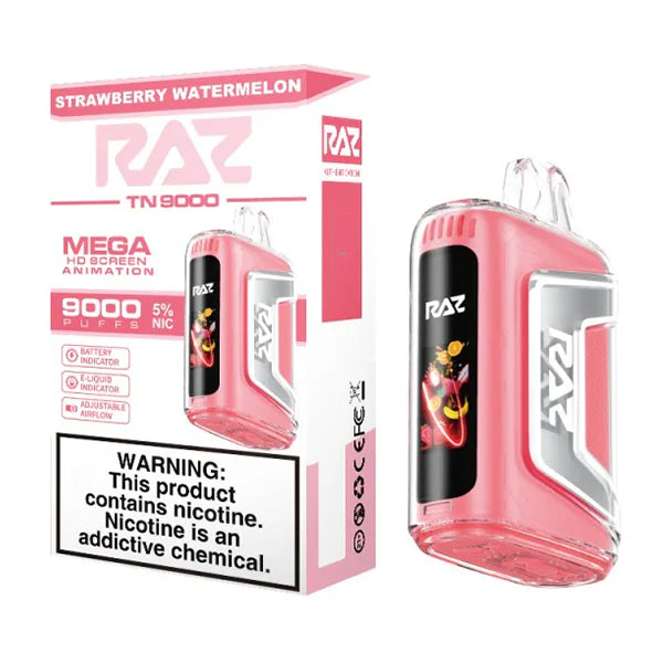 Strawberry Watermelon RAZ TN9000 Disposable Vape