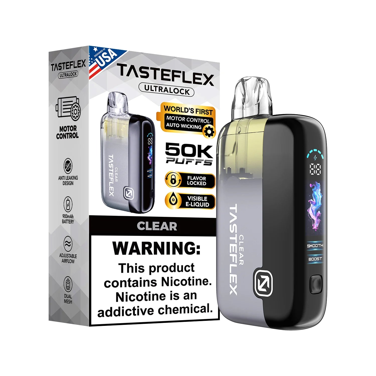TasteFlex Ultralock 50K Disposable Vape