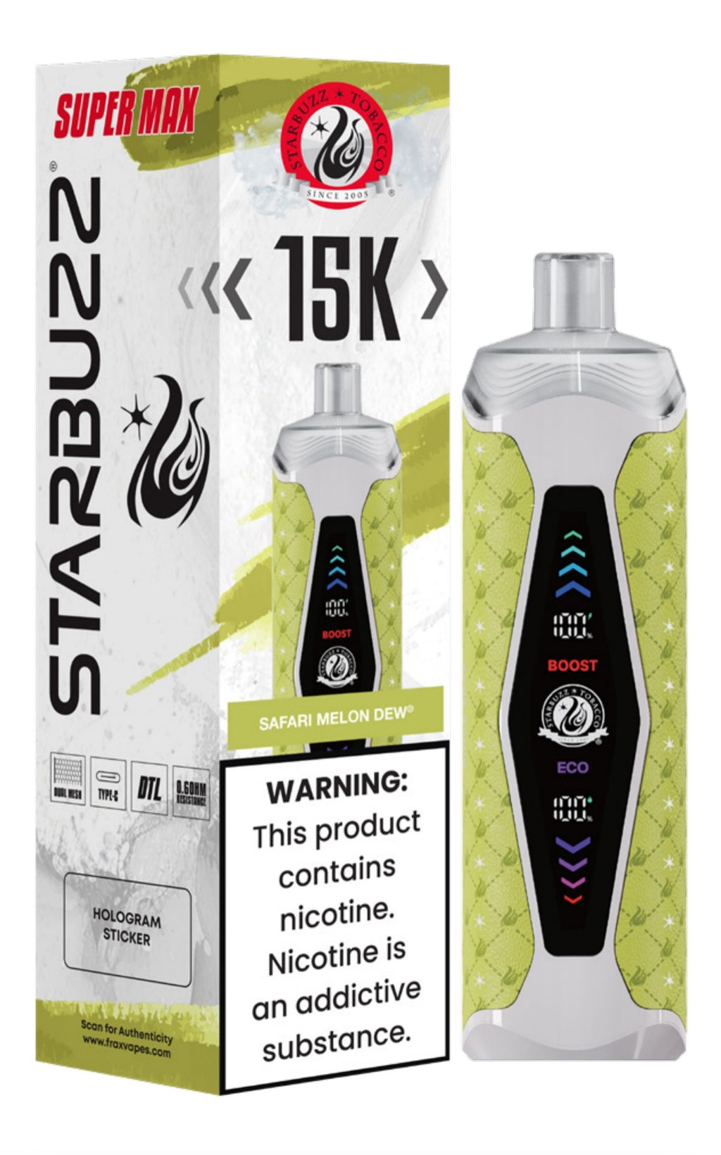 Starbuzz Super Max 15K Disposable Vape