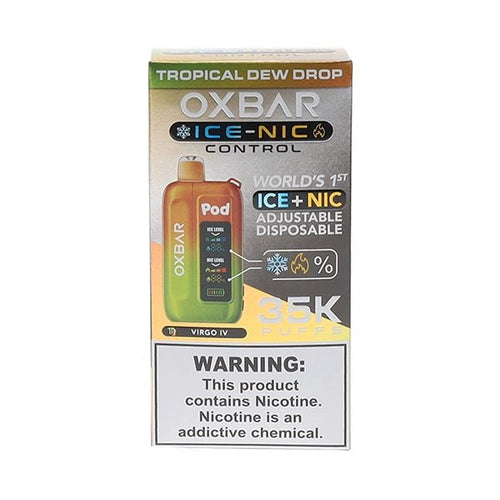 Tropical Dew Drop OXBAR Ice-Nic Control 35K Disposable Vape