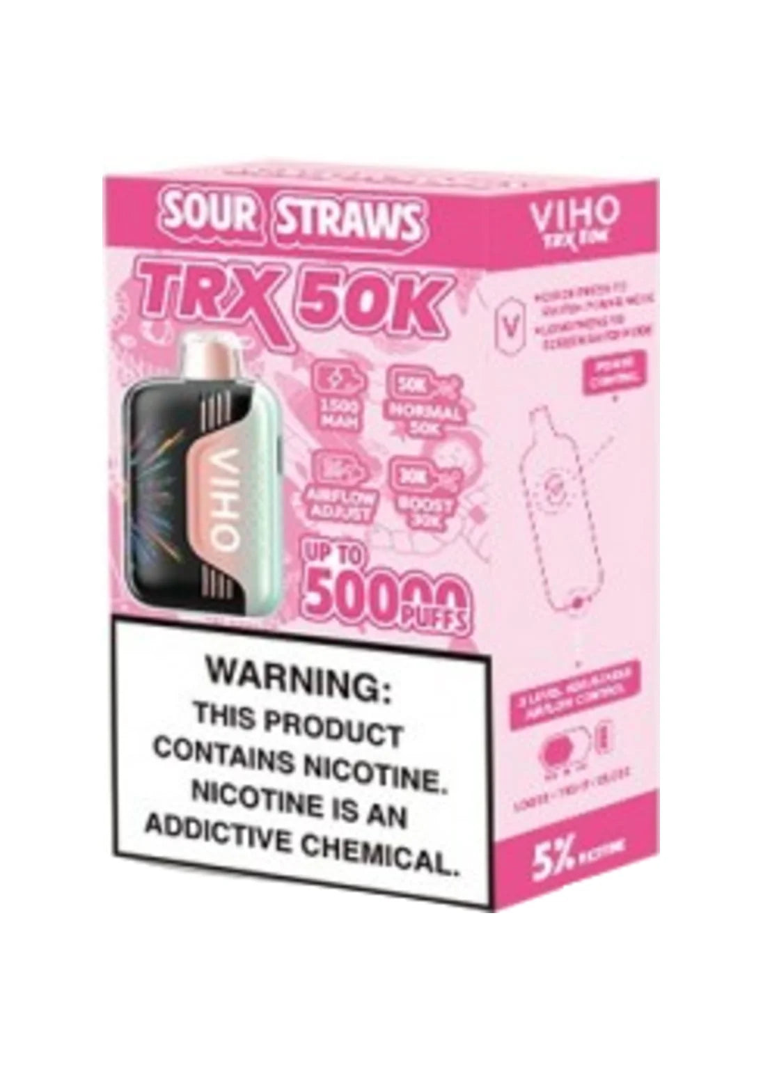 Sour Straws VIHO TRX 50K Disposable Vape